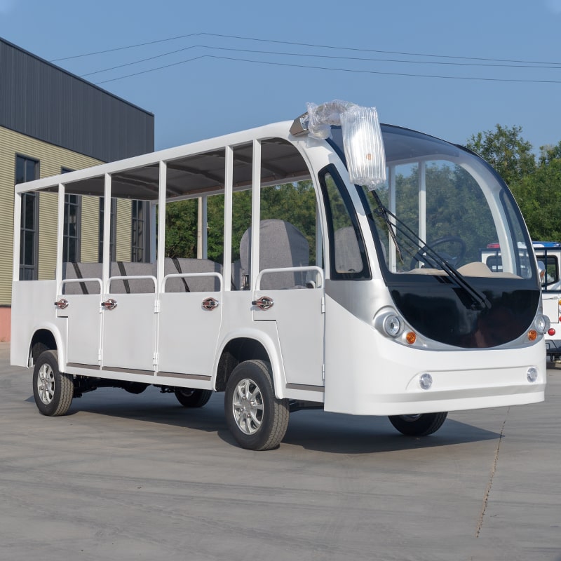 鐵殼半封閉四排觀光車